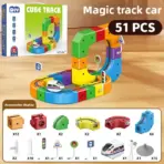 Anti-Gravity Gear Racer Track Set, 3D DIY Puzzle Assembly Toy, Creative STEM Educational Gift for Kids ﻿ ﻿ - Image 9