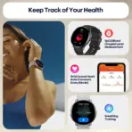 Zeblaze GTR 3 Pro Voice Calling Smart Watch 1.43" AMOLED Display 316L Stainless Steel Frame Fitness Tracking Smartwatch - Image 4