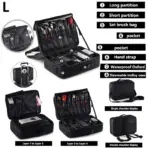 Professional Makeup Case Female Travel Big Capacity Beauty Nail ToolBox Cosmetic Organizer Suitcases For Makeup Storage Boxs - Image 4