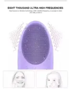 Electric 4 in1 silicone Blackhead Exfoliating Skin Tightening Massage Home Spa Face Cleaner Care Cleansing face brush cleanser - Image 6
