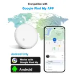 1-4Pcs Anti-Lost Tag Google Find My GPS Tracker Android Finder Compatible with Google Find Hub (Android Only) Key Wallet Finder - Image 3