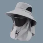 Summer Sun Hats UV Protection Outdoor Hunting Fishing Cap For Men Women Hiking Camping Visor Bucket Hat Neck Flap Fisherman Hat - Image 7