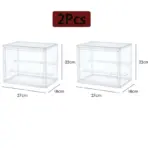 New Large Capacity Storage Box Organizer for Figures Acrylic Box Clear Blind Box Showcase Makeup Organizer for Bag - Image 13