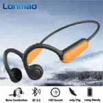 B8 True Bone Conduction Earphones Bluetooth 5.3 Sports Wireless Headphones Ear Hook IPX5 Waterproof Headset for Running Driving