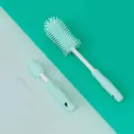 Silicone Bottle Cleaning Brush Baby Pacifier Straw Scrubber Small Brush 360 Degree Glass Cup Washing Kitchen Cleaning Tool Set - Image 10