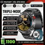 2026 T-Rex3 Ultra 1100mAh Battery Smart Watch GPS Track Compass IP69K Waterproof Sports Tracker Outdoors Military Smartwatches - Image 14