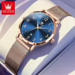 OLEVS New 5653 Women Watch Luxury Brand Quartz Watch Elegant Rose Gold Digital Waterproof Watch HD Simple Bracelet Women Watch - Image 7