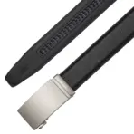 High-End Fashion Business Belt for Men - 3.5cm, Handsome Alloy Automatic Buckle, Durable PU Leather - Image 4