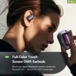【AI Translator Earbuds】HTC NE25 Bluetooth Earphones LCD Touch Screen Sport Wireless Headphones Long Life with HD Mic - Image 3