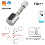 Tuya APP Fingerprint Cylinder Electronic Smart Door Lock Digital Keypad Code Key Card Remote Control Adjustable Home Apartment - Image 10