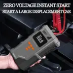 JKUOO Car Jump Starter And Air Inflator  10.2 Bar Fast Fill -40°C Low-Temp Work 12V Lead-Acid Battery with Tire Monitoring - Image 3