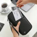 Travel Wallet for Family Passport Holder Waterproof Passport Wallet Organizer Travel Accessories Cover Document Bag Card Holder
