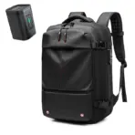 Travel Men 17 Inch Laptop Backpack Vacuum Compression Backpack Business Large Capacity School Backpack Expand Outdoor Backpack - Image 8