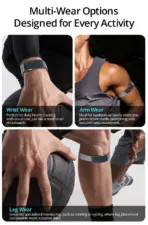 Nylon Braided Smart Band Multi‑Wear Sports Health Tracker Magnetic Charging Long Standby - Image 4