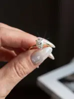 GRA 1.5-2 Carat Brilliant Oval Moissanite Diamond Engagement Wedding Rings for Women 925 Sterling Silver Fine Jewelry - Image 9
