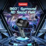 Lenovo GM2 PRO Bluetooth Headset for Game  5.3 Spoit Headset Dual Mode HD Call Noise Reduction Earbuds with Mic Music Earphories - Image 3
