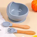 3PCS/Set Silicone Baby Feeding Bowl Tableware for Kids Waterproof Suction Bowl With Spoon Children Dishes Kitchenware Baby Stuff - Image 11