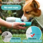 300/500ml Portable Pet Water Bottle, Outdoor Travel Drinking Cup Dispenser for Puppies Small Large Dogs Cats Labrador - Image 5