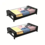 Space-Saving Under Bed Lockers Pull Out Storage with Wheels & Lids Fits Shoes Clothes Ideal for Dorm Bedrooms Storage Box - Image 7