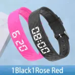 2026 Outdoor Smartwatch Sports Bracelet Vibration Alarm Clock Reminder Sleep Monitoring 24 Hours Pedometer Rechargeable Bracelet - Image 28
