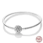 Bracelet Silver 925 Original 17-20CM Star Moon Sun Four Leaf Clover Green Zircon Bracelets Fit DIY Charms Birthday Jewelry Gifts - Image 57