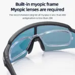 ROCKBROS Bicycle Glasses with Myopia Frame Polarized Len Bike Eyewear Goggles UV400 Outdoor Sports MTB Road Cycling Sunglasses - Image 5