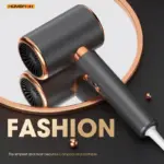 HOMEFISH 5‑Speed Professional Hair Dryer, Salon‑Grade High Power, Hot Cold Air Negative Ionic Blow Dryer