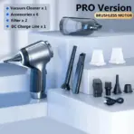 Wireless Car Vacuum Cleaner Strong Cordless Cleaner Suction Handheld Auto Vacuum Home&Car Dual Use MiniVacuum Cleaner Appliance - Image 9