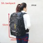 80L 50L Men's Outdoor Backpack Climbing Travel Rucksack Sports Camping Hiking Backpack School Bag Pack For Male Female Women - Image 10