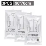 Hanging Vacuum Storage Bags, Hanging Space Saver Bags, Hanging Storage Bags for Clothes, Vacuum Sealed for Suits, Dress, Jacket - Image 11