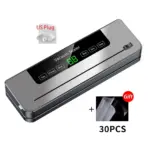 Electric Vacuum Sealer Food Storage Seal Touch Button Dry/Wet Built-in Cutter Kitchen Food Sealing Vacuum Packaging Machine - Image 14