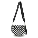 DOYOGI Black and White Checkered Spacious Bum Bag Crossbody Bags for Women Nylon Travel essentials Mommy Bag Diaper Bag  for Mom - Image 24