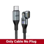 AUFU 16pin 180 Rotate Magnetic Cable 240W Fast Charging Micro USB Type C Cable For iPhone Xiaomi Samsung Magnet USB Phone Cable - Image 12