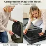 17L Vacuum Compression Bag with Air Pump Reusable Clothing Storage Bag Travel Compression Backpack Luggage Bag - Image 3