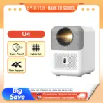 BYINTEK U4 LOVE 1 Smart Mini Home Theater Projector 4K 1080P Video Android WIFI for Smartphone Cinema