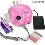 35000RPM Electric Nail Drill Professional Manicure Machine Nail Sander With Nail Drill Bits Portable Nail Salon Nail Files Kit - Image 8
