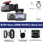 Dash Cam 4K UHD Recording Car Camera DVR Night Vision Video Recorder Built-In Wi-Fi Support GPS 24H Parking - Image 9