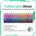 Akko MonsGeek FUN60 Mechanical Keyboard Magnetic Switch 60% Gaming Keyboards Rapid Trigger 0.01mm 8K ARGB HE/TMR Custom Keyboard - Image 7