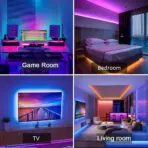 RGB Led Strip Lights 5m 10m 20m 30m Led Room Light with APP Control Flexible Ribbon Luces Led Tape for Room Bedroom Decoration - Image 6