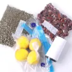 Reusable Vacuum Food Storage Zipper Bags Set Electric Handheld Vacuum Sealer Pump Sous Vide Bags USB Rechargeable BPA Free - Image 3