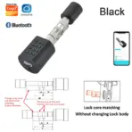 Tuya APP Fingerprint Cylinder Electronic Smart Door Lock Digital Keypad Code Key Card Remote Control Adjustable Home Apartment - Image 8