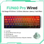 Akko MonsGeek FUN60 Mechanical Keyboard Magnetic Switch 60% Gaming Keyboards Rapid Trigger 0.01mm 8K ARGB HE/TMR Custom Keyboard - Image 15