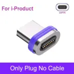 AUFU 16pin 180 Rotate Magnetic Cable 240W Fast Charging Micro USB Type C Cable For iPhone Xiaomi Samsung Magnet USB Phone Cable - Image 14