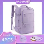 4Pcs 40L Travel Cabin Backpack BAGSMART 17.3'' Laptop Backpack Airline Carry On Luggage Backpack Suitcase with Packing cubes - Image 7