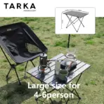 TARKA Ultralight Portable Folding Camping Table for Outdoor Picnic BBQ High Strength Aluminum Portable Desk - Image 2