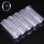 10-100pcs 21/23/25--45mm Coinning Capsules Storage Box Clear Plastic Coinning Cases Holders Protector Coinning Capsules Storage - Image 17