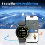 HAYLOU Watch 4S(HF012) GPS Smartwatch 1.43” HD AMOLED 5 Satellite GPS Positioning 120+ Workout Modes Sport Fitness Smart Watch - Image 2