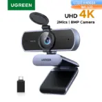 UGREEN 4K FHD 1080P Webcam 8MP for PC, PDAF Auto Focus, Dual AI Noise-Cancelling Mics, Web cam Camera for Zoom/Teams/Google Meet