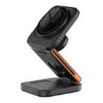 3 in 1 Foldable Charging Station Fast Magnetic Wireless Charger Stand for iPhone 17 16 15 14 13 12 Apple Watch 8 7 6 Airpods Pro - Image 7