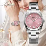 ADDIES 31mm Watches For Woman Stainless Steel Japan GM12 Quartz Wristwatch Sapphire Mirror BGW9 Luminous Waterproof Ladies Watch